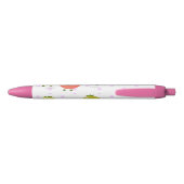 Cute cherry tomaten cartoon illustratie zwarte inkt pen (Achterkant)