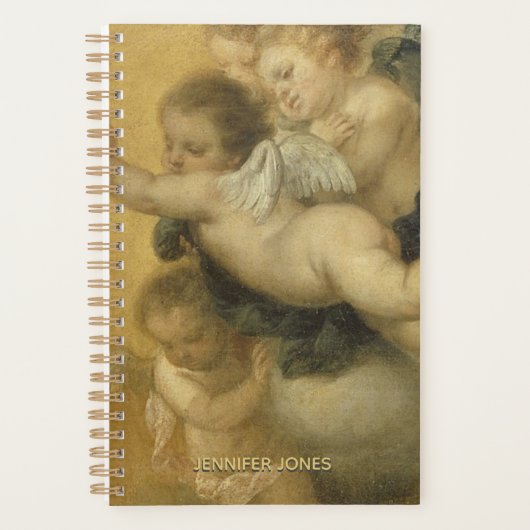 Cute Cherubs Detail of an Annunctition - Fine Art Planner (Voorkant)