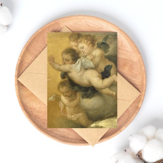 Cute Cherubs, detail uit de publicatie - Fine Art Briefkaart