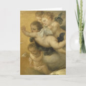 Cute Cherubs detail van een Annunctitie - Fine Art Kaart (Voorkant)