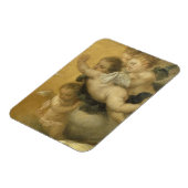 Cute Cherubs detail van een Annunctitie - Fine Art Magneet (Linkerzijde)