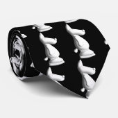Cute Chess Piece Stropdas (Opgerold)