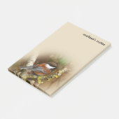 Cute Chestnut Backed Chickadee Songbird in Tree Post-it® Notes (Schuin)