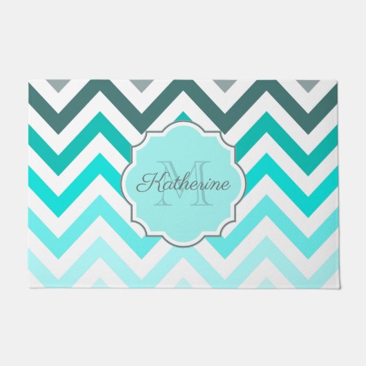 Cute Chevron Pattern Deurmat (Voorkant)