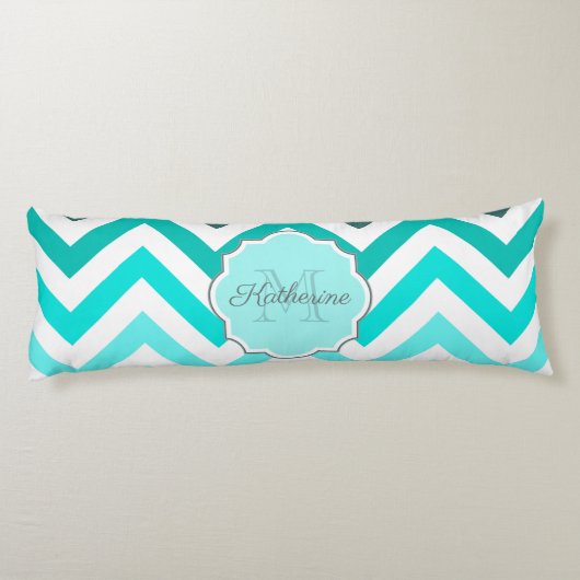Cute Chevron Pattern Lichaamskussen (Achterkant)