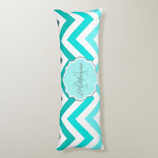 Cute Chevron Pattern Lichaamskussen (Achterkant (Verticaal))