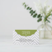 Cute Chevron Professional Visitekaartje (Staand voorkant)