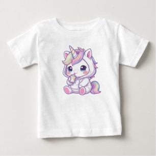Cute chibi eenhoorn t-shirt