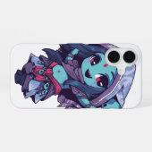 Cute Chibi Fantasy Moordenaar iPhone 16 Hoesje (Achterkant horizontaal)