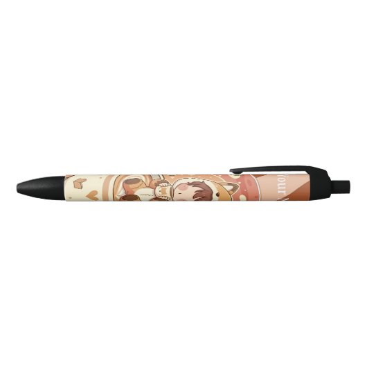 Cute Chibi Fox Custom Reading Pen (Bovenkant)