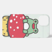 Cute Chibi frog Phone case- iPhone 13 iPhone Hoesje (Achterkant horizontaal)