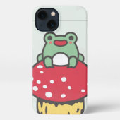 Cute Chibi frog Phone case- iPhone 13 iPhone Hoesje (Achterkant)