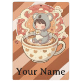 Cute Chibi Koala Adventure Professional Klembord (Achterkant)