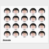 Cute Chibi Koppel Liefdesbrief Sticker - Esthetisc (Vel)