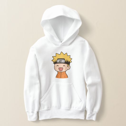 Cute Chibi Ninja Boy Hoodie - Kinderen Anime Stijl (Laagn)