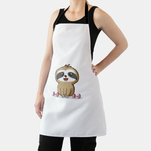 Cute Chibi Sloth Workout � Funny Kawaii Gym Animal Schort (Insitu)