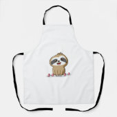Cute Chibi Sloth Workout � Funny Kawaii Gym Animal Schort (Voorkant)