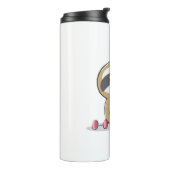 Cute Chibi Sloth Workout � Funny Kawaii Gym Animal Thermosbeker (Gedraaid links)