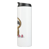 Cute Chibi Sloth Workout � Funny Kawaii Gym Animal Thermosbeker (Geroteerd rechts)