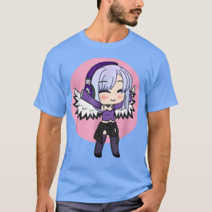 Cute Chibi Style Kawaii Anime Girl met Wings T-shirt