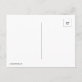 Cute Chibi Unicorn Birthday Aankondigingskaart (Achterkant)