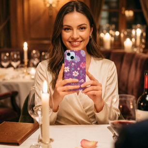 Cute Chic 1-jaars verjaardagscadeaus voor vriendin iPhone 15 Case