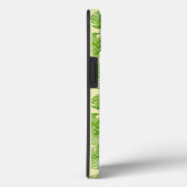 Cute Chic Banana Leaf Green White Name Yellow Case-Mate iPhone Case (Achterkant / Rechts)