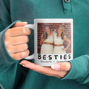 Cute Chic Beste Vriendinnen BFF Selfie Foto Koffiemok