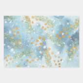 Cute Chic Kerstmis Wrearies and Bows Inpakpapier Vel (Voorkant 2)