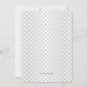 Cute Chic Lingerie Bra Bridal Shower Invitation Kaart (Achterkant)