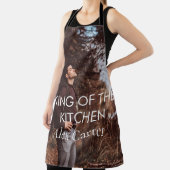 Cute Chic Modern King of the Kitchen Photo, naam Schort (Insitu)