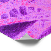 Cute Chic Paris Eiffel Tower Quote Poster (Hoek)