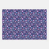 Cute Chic Snowflake Waterverf Kerstmis Inpakpapier Vel (Voorkant)