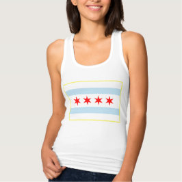 Cute Chicago Flag Tanktop