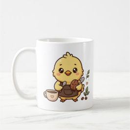 Cute Chick Bean Spoon Koffiemok