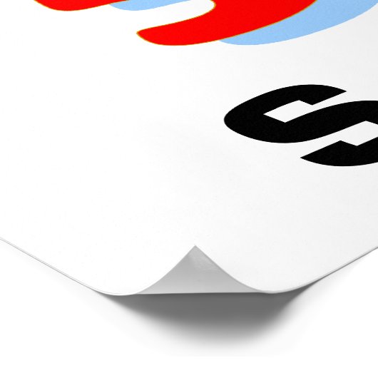 Cute chick is 50! poster (Hoek)