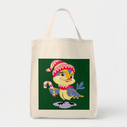 Cute Chick Kerstmis Tote Bag (Voorkant)