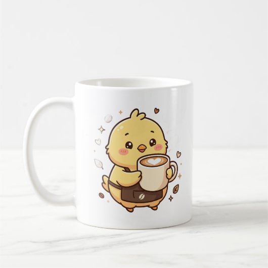 Cute Chick Latte Hart Koffiemok (Links)