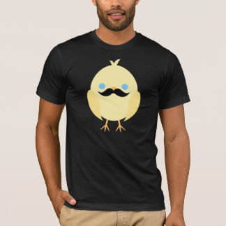Cute Chick met Mustache T-shirt