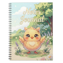 Cute Chick Notities Journaal