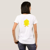 Cute Chick Smile T-Shirt (Achterkant volledig)