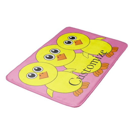 Cute Chick Thunder_Cove Badmat (Gekanteld)