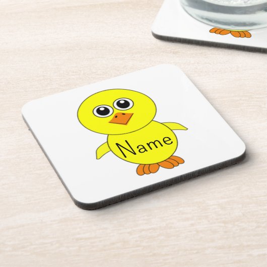 Cute Chick Thunder_Cove Bier Onderzetter (Linkerzijde)