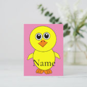Cute Chick Thunder_Cove Briefkaart (Staand voorkant)