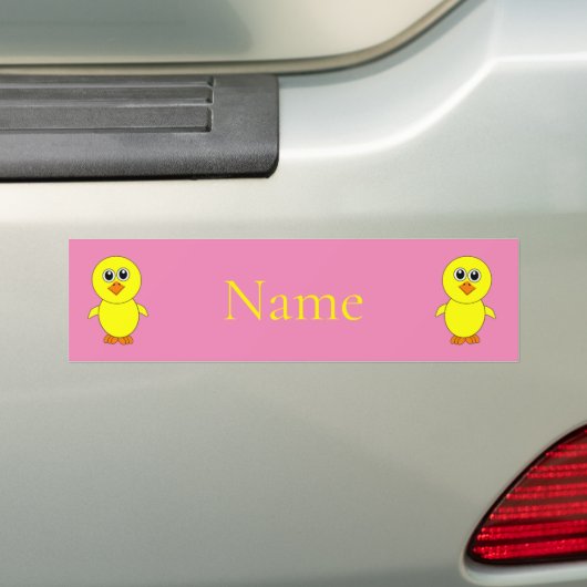 Cute Chick Thunder_Cove Bumpersticker (Op auto)
