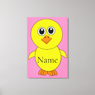 Cute Chick Thunder_Cove Canvas Afdruk