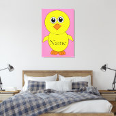 Cute Chick Thunder_Cove Canvas Afdruk (Insitu (Slaapkamer))