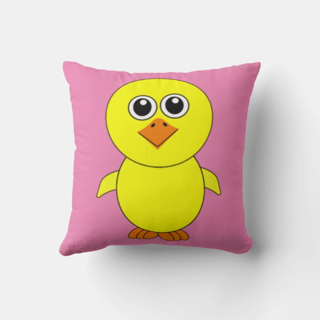 Cute Chick Thunder_Cove Kussen (Achterkant)