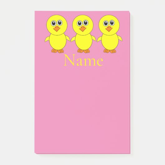 Cute Chick Thunder_Cove Post-it® Notes (Voorkant)