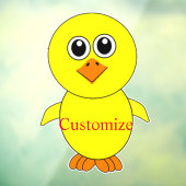 Cute Chick Thunder_Cove Raamsticker (Vel 3)